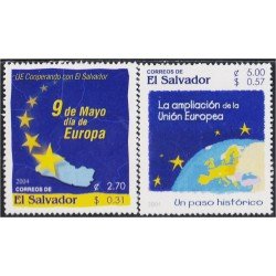 El Salvador 1563/64 2004 9 de Mato. Día de Europa MNH El Salvador 1563/64 2004 9 de Mato. Día de Europa MNH