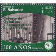 El Salvador 1569 2004 100° de la Escuela de Quimica y de Farmacia del Salvador MNH