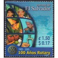 El Salvador 1588 2005 100° de Rotary Club Internacional MNH