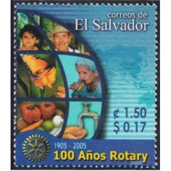 El Salvador 1588 2005 100° de Rotary Club Internacional MNH El Salvador 1588 2005 100° de Rotary Club Internacional MNH