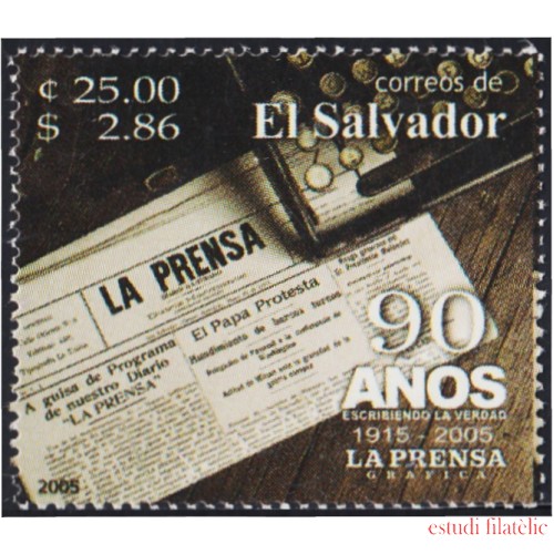 El Salvador 1609 2005 90 Años del Periodismo La Prensa MNH