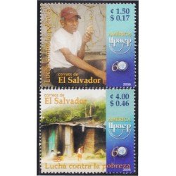 El Salvador 1613/14 2005 Serie América UPAEP. Lucha Contra la Pobreza MNH El Salvador 1613/14 2005 Serie América UPAEP. Lucha Contra la Pobreza MNH