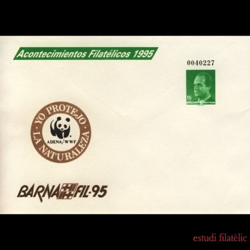 Sobres Enteros Postales 27 Barnafil 1995  WWF 