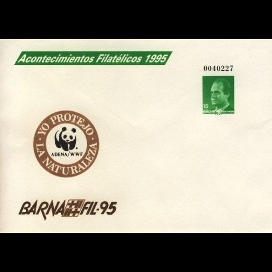 Sobres Enteros Postales 27 Barnafil 1995 WWF Sobres Enteros Postales 27 Barnafil 1995 WWF