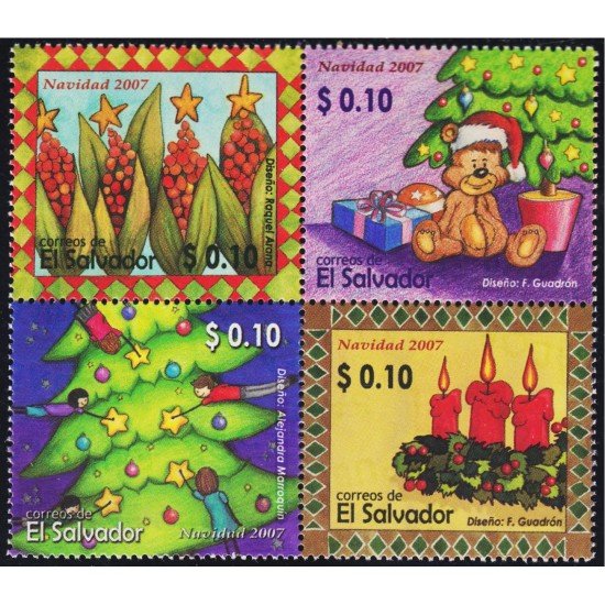 El Salvador 1699/02 2007 Navidad MNH