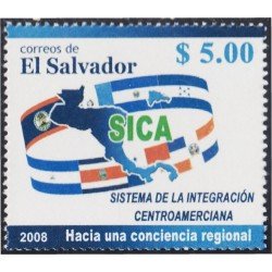 El Salvador 1749 2008 Sistema de integración centroamericana MNH El Salvador 1749 2008 Sistema de integración centroamericana MNH