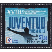 El Salvador 1762 2008 18 Cumbre Iberoamericana de la Juventud MNH