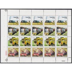 El Salvador 1467a/70a 2000 Minihojita Locomotoras y vagones MNH El Salvador 1467a/70a 2000 Minihojita Locomotoras y vagones MNH