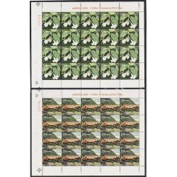 El Salvador 1559a/60a 2003 Minihojita Serie América UPAEP. Fauna y Flora MNH El Salvador 1559a/60a 2003 Minihojita Serie América UPAEP. Fauna y Flora MNH