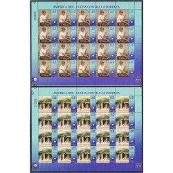 El Salvador 1613a/14a 2005 Minihojita Serie América UPAEP. Lucha Contra la Pobreza MNH El Salvador 1613a/14a 2005 Minihojita Serie América UPAEP. Lucha Contra la Pobreza MNH