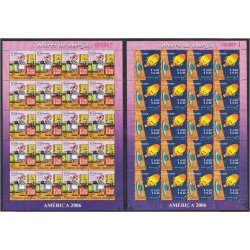 El Salvador 1667a/68a 2006 Minihojita Serie América UPAEP. Ahorro de Energia - *** El Salvador 1667a/68a 2006 Minihojita Serie América UPAEP. Ahorro de Energia - ***