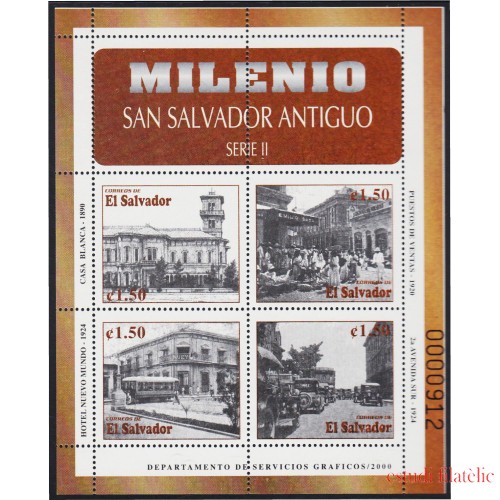 El Salvador HB 46 2000 Milenio (II) MNH