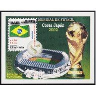 El Salvador HB 49 2002 Copa del Mundo de Fútbol 2002 en Corea MNH