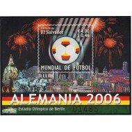 El Salvador HB 60 2006 Copa del Mundo de Fútbol 2006 en Alemania MNH
