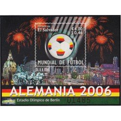 El Salvador HB 60 2006 Copa del Mundo de Fútbol 2006 en Alemania MNH El Salvador HB 60 2006 Copa del Mundo de Fútbol 2006 en Alemania MNH