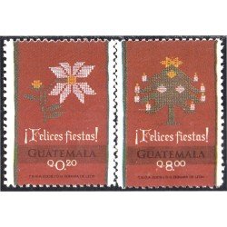 Guatemala 596/97 2008 Navidad Christmas MNH