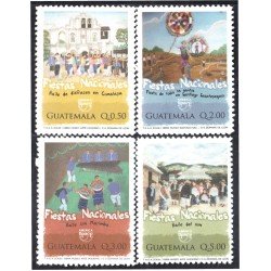 Guatemala 599/02 2009 Serie América UPAEP Fiestas Populares MNH