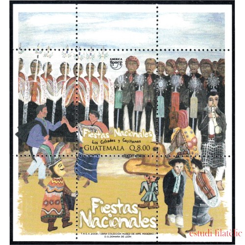 Guatemala HB 41 2009 Serie América UPAEP Fiestas Populares MNH