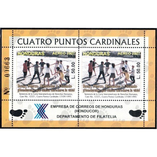 Honduras HB 85 2007 Cuatro Puntos Cardinales MNH