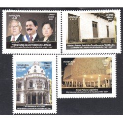 Honduras A- 1309/12 2007 XXV Aniversario Constitución de la República MNH Honduras A- 1309/12 2007 XXV Aniversario Constitución de la República MNH