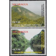 Nicaragua 2612/2613 2004 Sitios de interés Turístico MNH