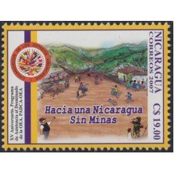 Nicaragua 2641 2007 Hacia una Nicaragua sin Minas MNH Nicaragua 2641 2007 Hacia una Nicaragua sin Minas MNH