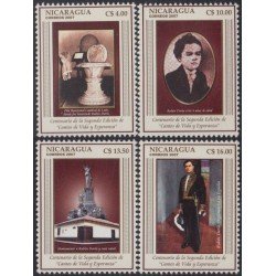 Nicaragua 2646/2649 2007 100° de la Segunda Edición de Cantos de Vida y Esperanza de Rubén Dario MNH Nicaragua 2646/2649 2007 100° de la Segunda Edición de Cantos de Vida y Esperanza de Rubén Dario MNH