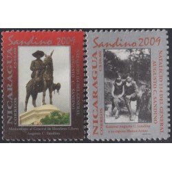 Nicaragua 2663/2664 2009 114° Años del Nacimiento del General Augusto Sandino MNH Nicaragua 2663/2664 2009 114° Años del Nacimiento del General Augusto Sandino MNH
