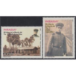 Paraguay 2971/72 2007 80 Años de la Muerte del Teniente 1° Adolfo Rojas Silva - ***