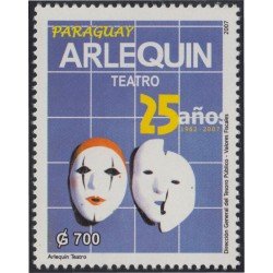 Paraguay 2979 2007 Arlequin. Teatro MNH
