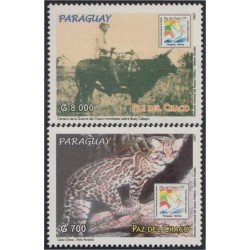 Paraguay 2980/81 2007 Paz del Chaco MNH