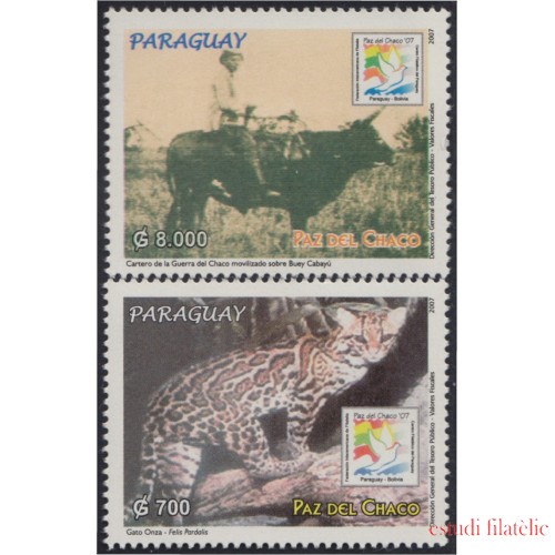 Paraguay 2980/81 2007 Paz del Chaco MNH