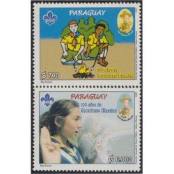 Paraguay 2990/91 2007 100 Años de Escultismo Mundial MNH