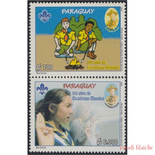 Paraguay 2990/91 2007 100 Años de Escultismo Mundial MNH