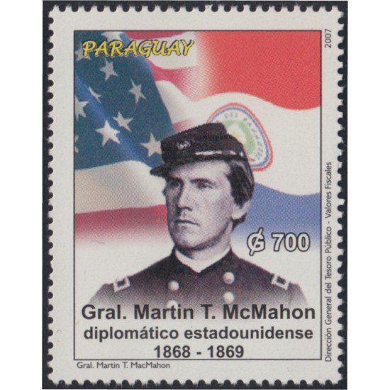 Paraguay 2993 2007 Gral. Martín T. McMahon MNH