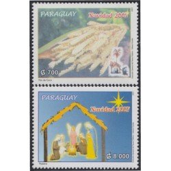 Paraguay 2997/98 2007 Navidad Christmas MNH