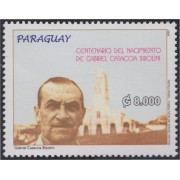 Paraguay 3001 2007 100° del Nacimiento de Gabriel Casaccia Bibolini MNH