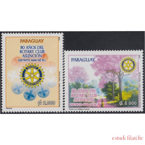 Paraguay 3004/05 2008 80 Años de Rotary de Asunción MNH