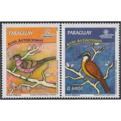 Paraguay 3008/09 2008 Mercosur. Aves Autóctonas MNH