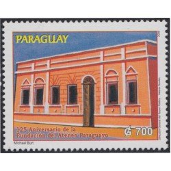 Paraguay 3010 2008 125 Años de la Fundación del Ateneo Paraguayo MNH