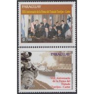 Paraguay 3012/13 2008 XXX Años de la Firma del Tratado de Torrijos-Carter MNH