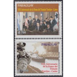 Paraguay 3012/13 2008 XXX Años de la Firma del Tratado de Torrijos-Carter MNH