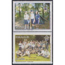 Paraguay 3014/15 2008 70 Años de la Agrupación Boy Scout n° 1 Capitán Figari MNH