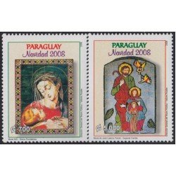 Paraguay 3016/17 2008 Navidad Christmas MNH