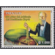Paraguay 3020 2008 130 Años del Arbitraje del Presidente Hayes MNH