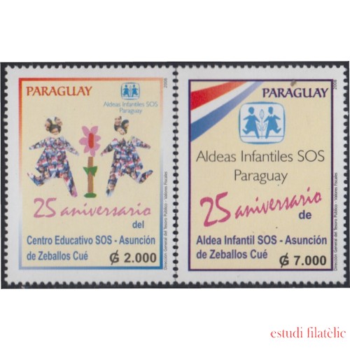 Paraguay 3021/22 2008 25 Años de Aldeas Infantiles MNH