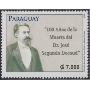 Paraguay 3027 2009 D. José Segundo Decoud. Hombre Político MNH
