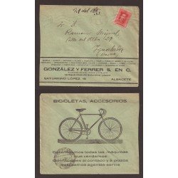 ESPAÑA CARTA ILUSTRADA CICLISMO CYCLING IGUALADA ESPAÑA CARTA ILUSTRADA CICLISMO CYCLING IGUALADA