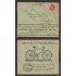 ESPAÑA CARTA ILUSTRADA CICLISMO CYCLING IGUALADA