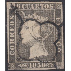 España Spain 1A 1850 Isabel II Usado España Spain 1A 1850 Isabel II Usado